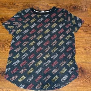 Black PINK (brand) logo T-shirt